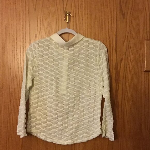 NWOT Free People Girl Next Door Polo in Ivory Size XL - Picture 7 of 7